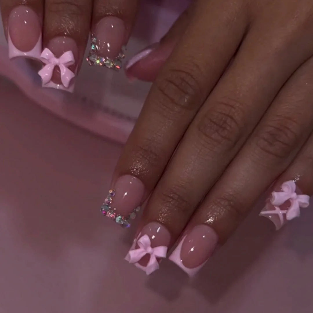 French tip Press on Nails