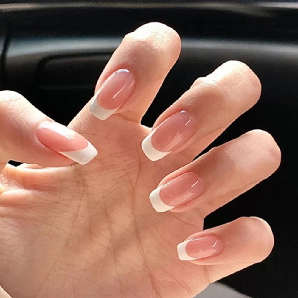 French tip Press on Nails