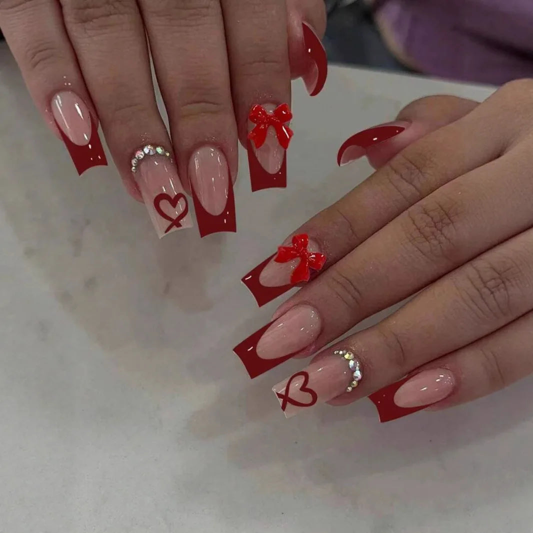 French tip Press on Nails