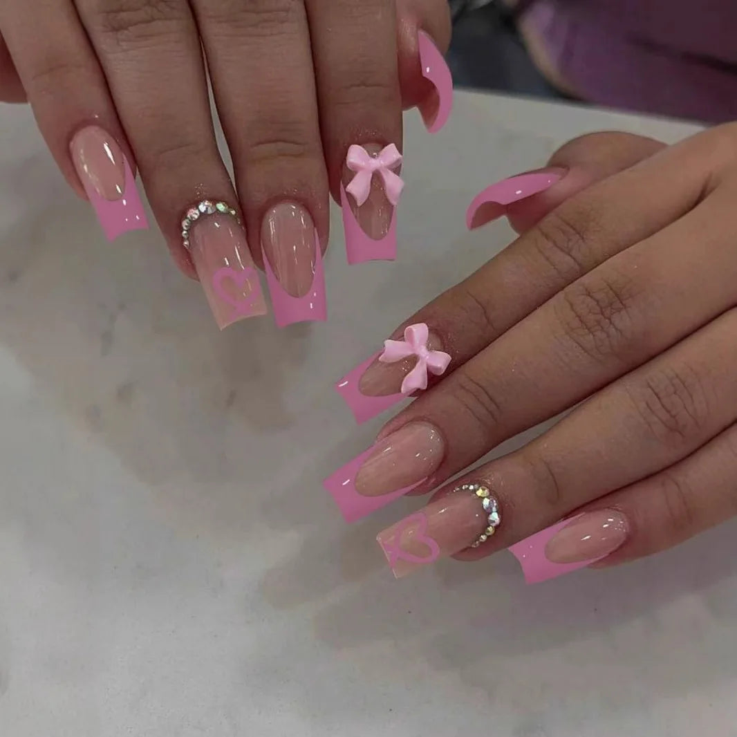 French tip Press on Nails