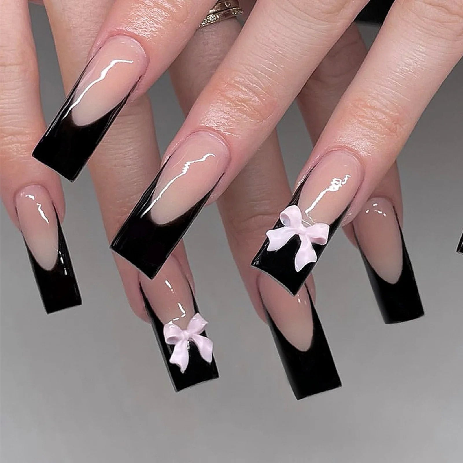 French tip Press on Nails