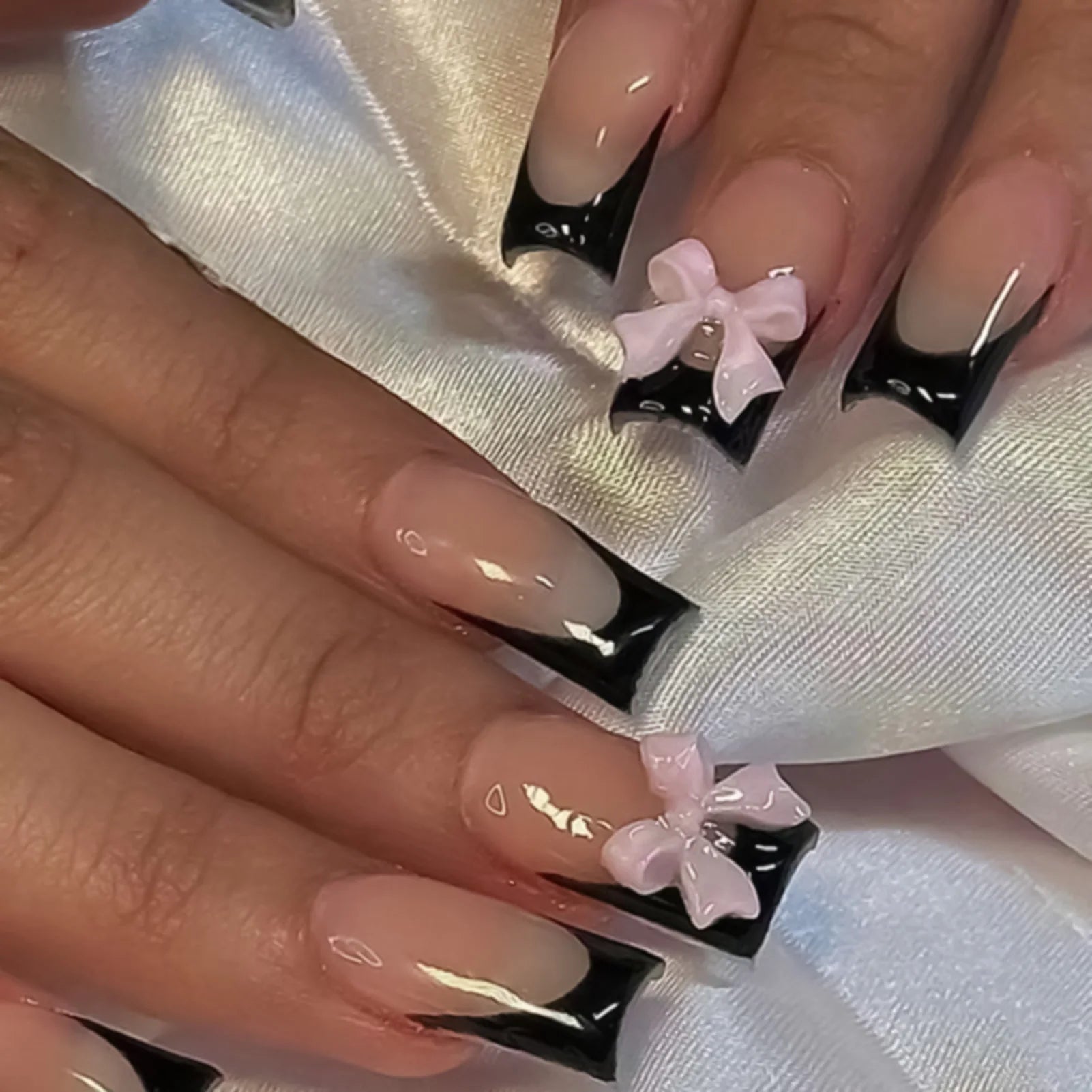 French tip Press on Nails