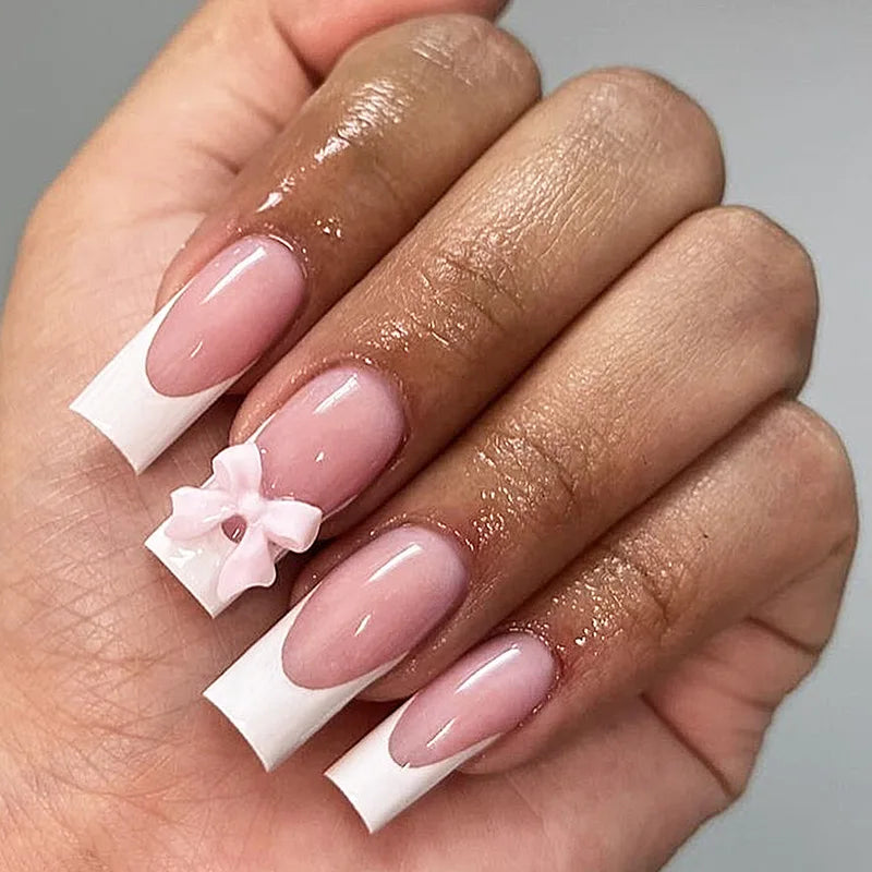 French tip Press on Nails