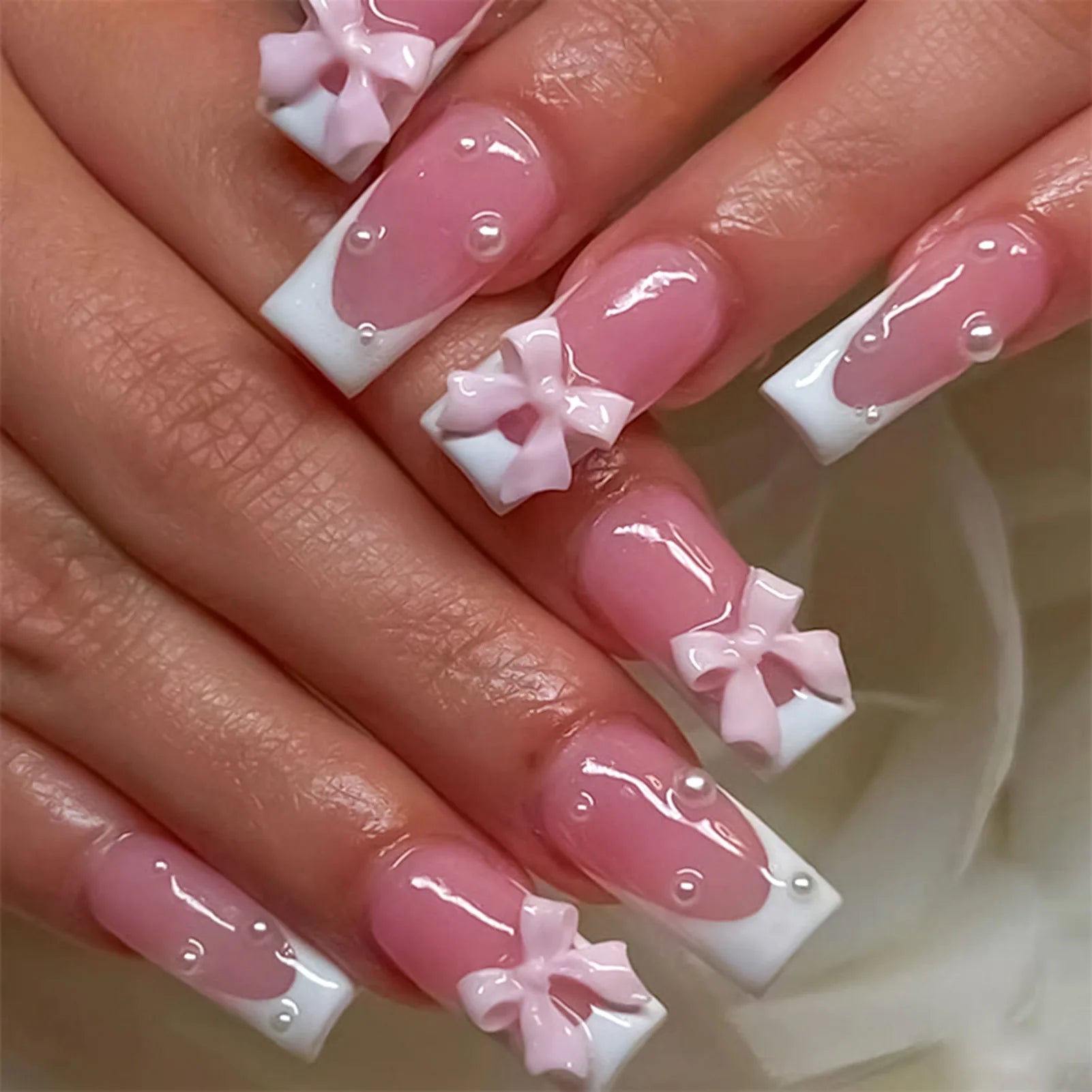 French tip Press on Nails