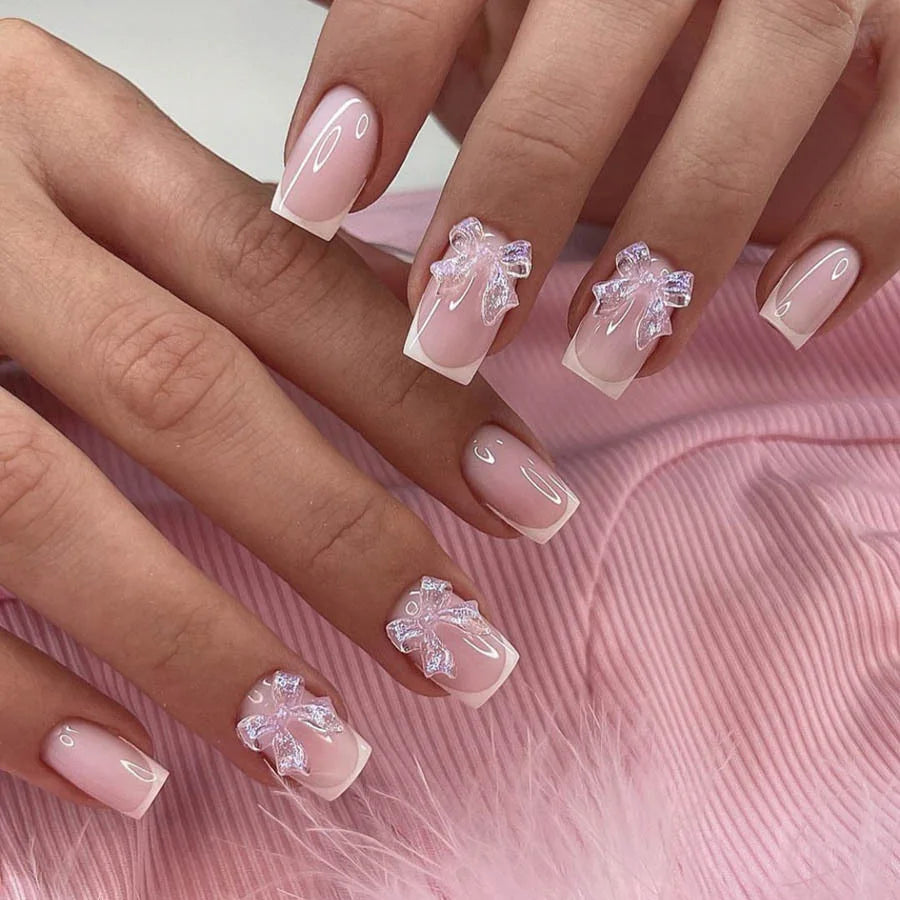 French tip Press on Nails
